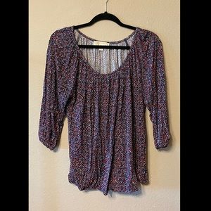 Michael Kors Multicolor Patterned Top